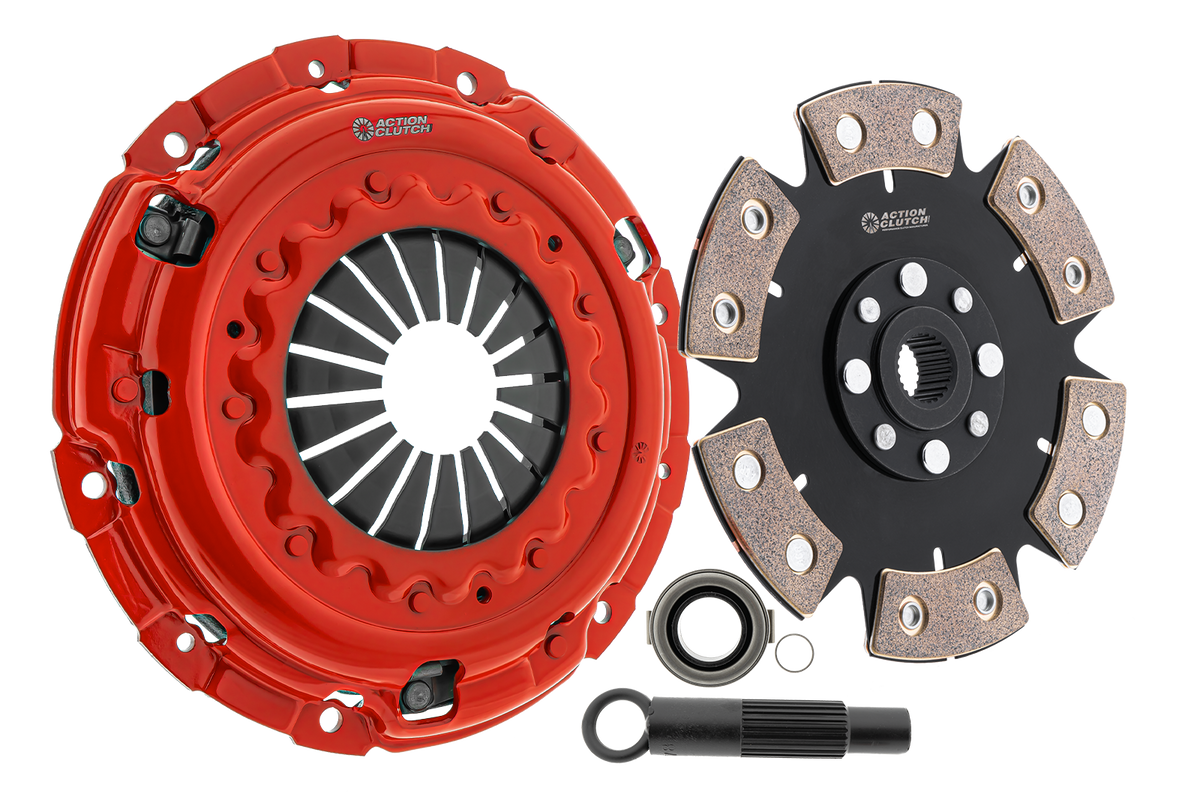 Stage 4 Clutch Kit (1MD) for Mitsubishi Lancer OZ-Rally 2002-2003 2.0L SOHC (4G94) Non-Turbo Includes Concentric Slave Bearing FWD