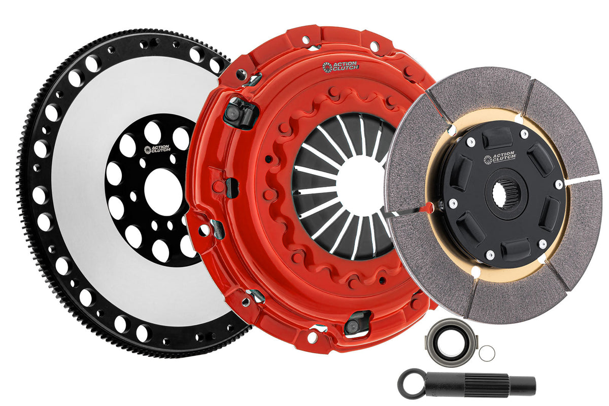 Ironman Sprung (Street) Clutch Kit for BMW 325i/325xi 2001-2003 2.5L DOHC 4 Door Only RWD Includes Lightened Flywheel