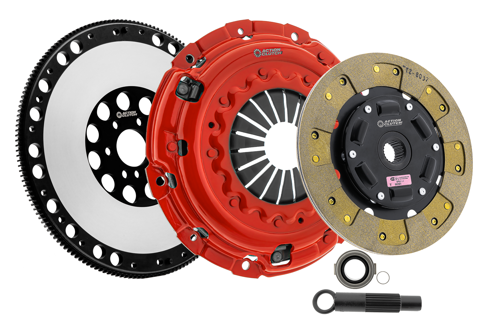 Stage 2 Clutch Kit (1KS) for Subaru Legacy GT 2005-2012 2.5L DOHC (EJ255) Turbo AWD Includes Lightened Flywheel